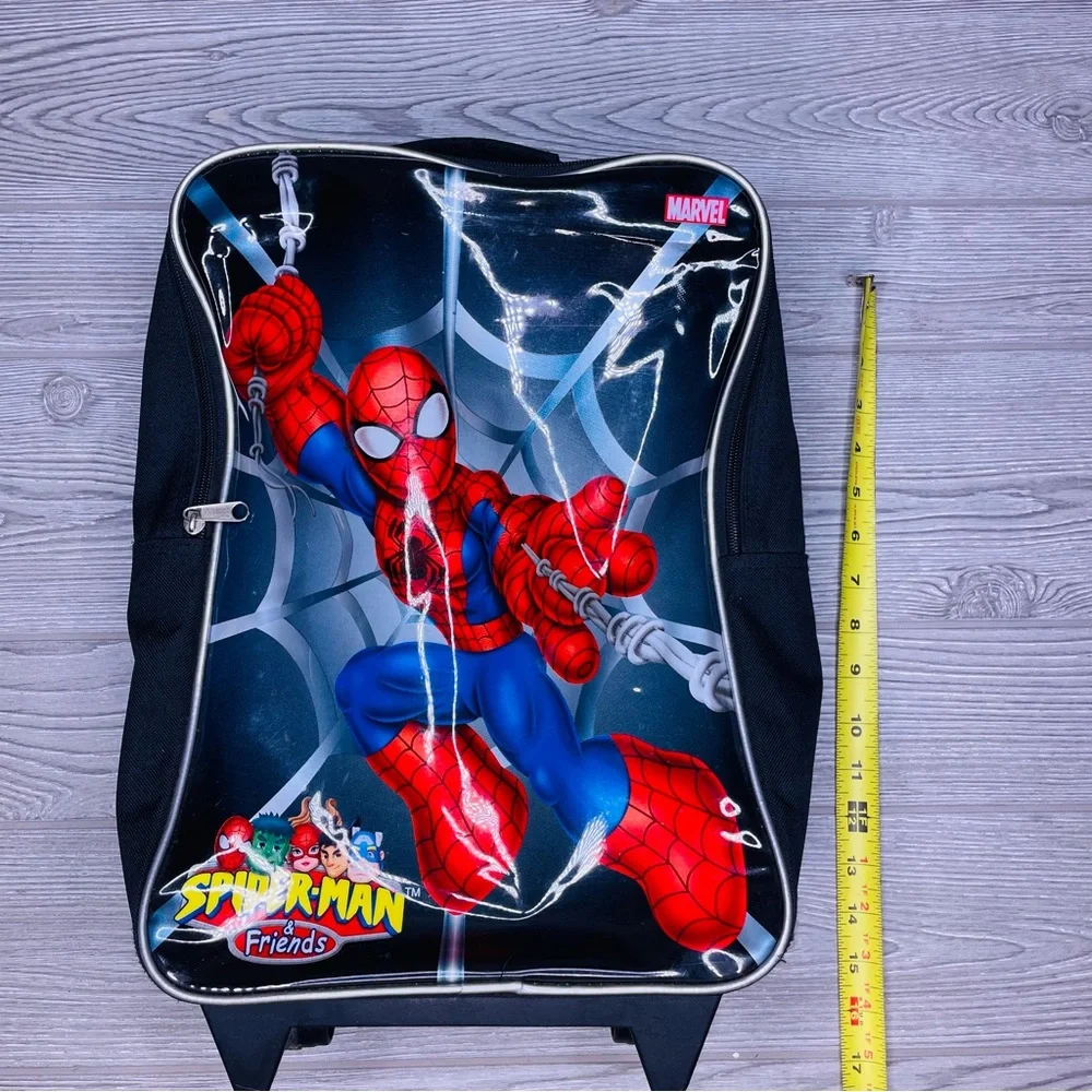Marvel Spider-Man and friends rolling travel luggage bag kids small